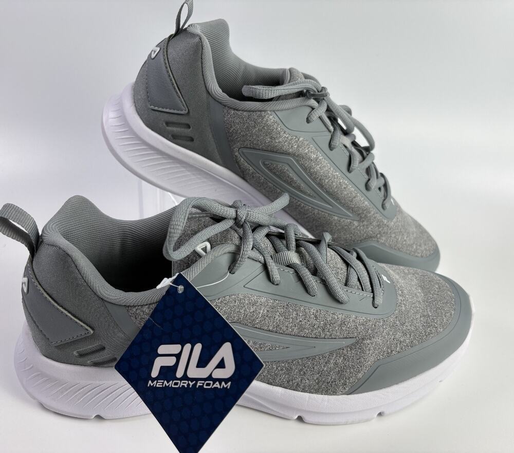FILA Memory Speedchaser 5 Women's 10 M Athletic Running Shoes Gray